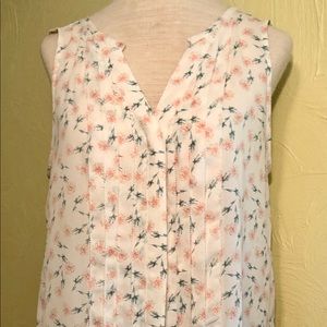Lauren Conrad, Medium, flower, sleeveless tunic